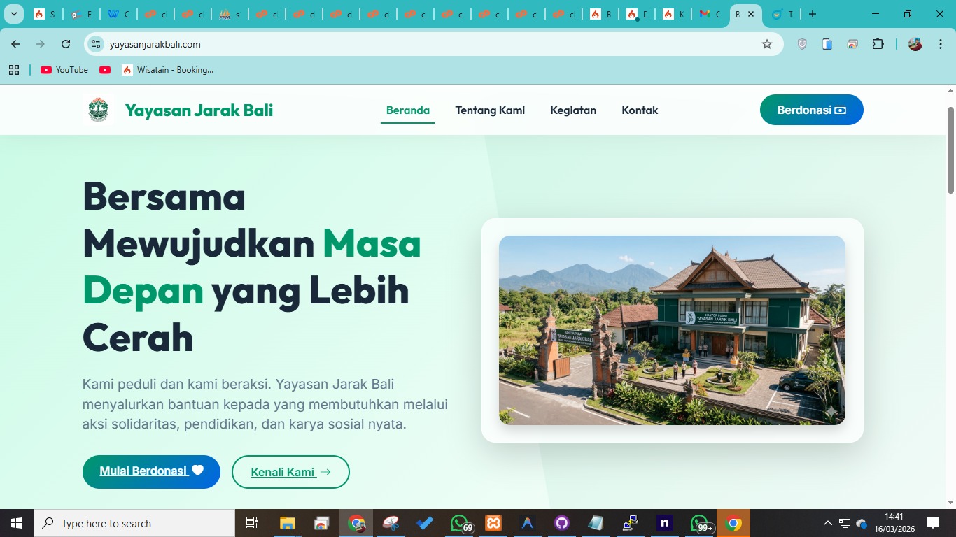 Yayasanjarakbali.com | Profile Yayasan dan Donasi